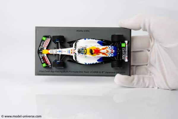 Spark - 1:43 Racing Bulls VCARB02 No.6 Isack Hadjar 8th Japanese GP 2025 with Pit Board - Resin Model