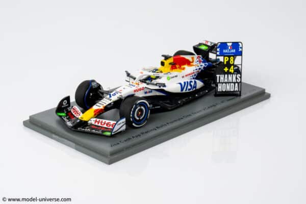 Spark - 1:43 Racing Bulls VCARB02 No.6 Isack Hadjar 8th Japanese GP 2025 with Pit Board - Resin Model
