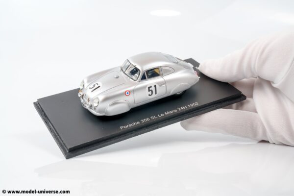 Spark - 1:43 Porsche 356 SL Coupe No.51 24h Le Mans 1952 - Hanstein, Muller - Resin Model 8 spark S9703 Porsche 356 SL Le Mans 1952 Resin Model 3