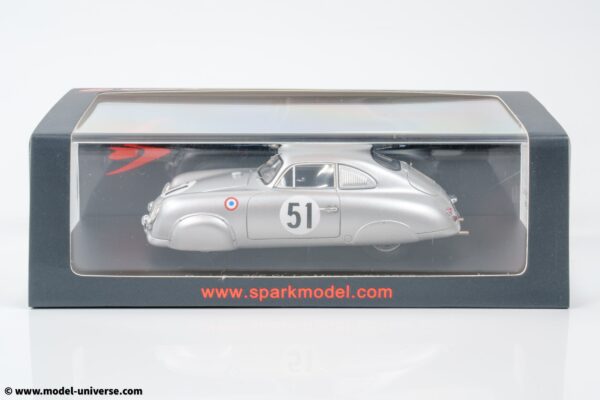 Spark - 1:43 Porsche 356 SL Coupe No.51 24h Le Mans 1952 - Hanstein, Muller - Resin Model 9 spark S9703 Porsche 356 SL Le Mans 1952 Resin Model 5