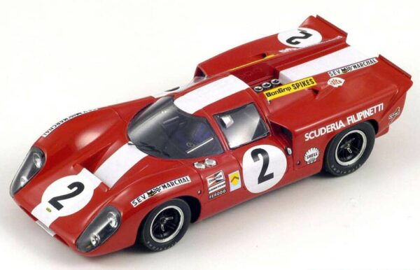 spark models 1:18 lola t70 mk3b #2 24h le mans 1969 j. bonnier/m. gregory