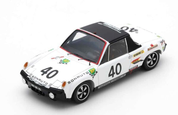 spark models 1:18 porsche 914/6 #40 6th 24h le mans 1970 g. chasseuil/c. ballot lena