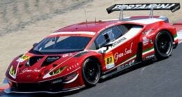 spark models 1:43 gran seed lamborghini gt3 #87 jloc gt300 super gt 2021 matsuura/sakaguchi