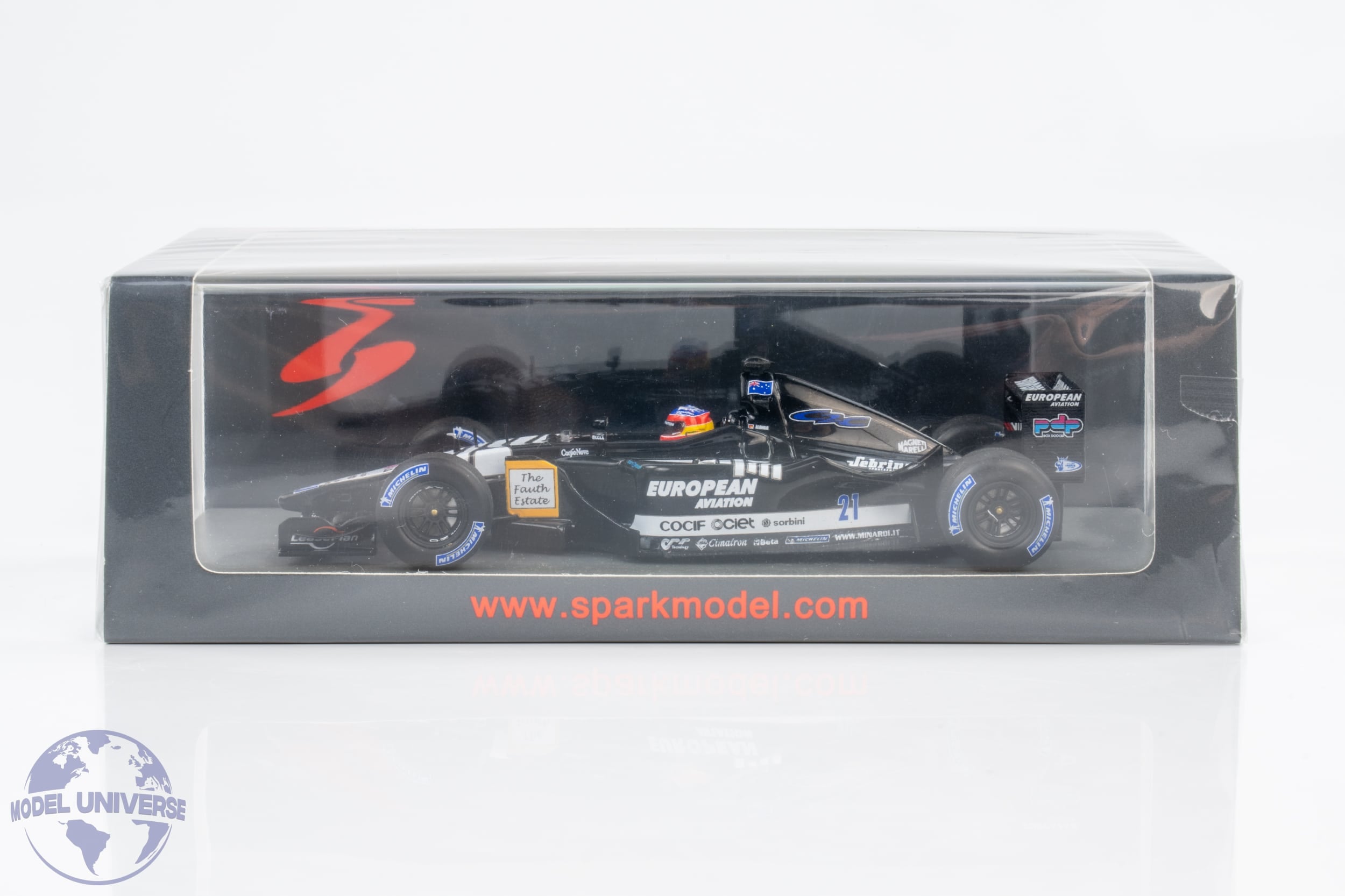 Spark - 1:43 Minardi PS01 No.21 Fernando Alonso First Race Australian GP 2001 - Resin Model