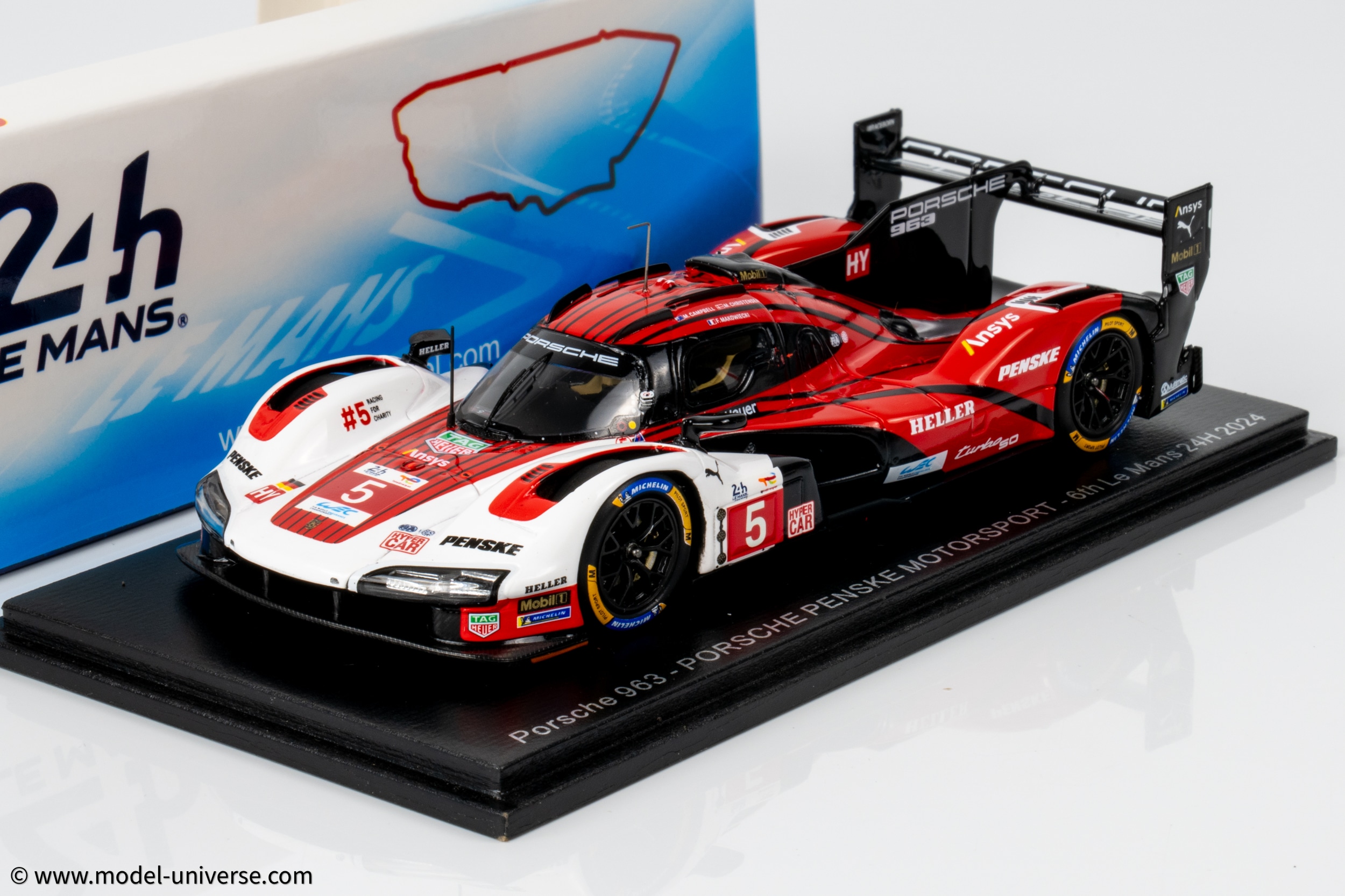 Spark - 1:43 Porsche 963 No.5 Penske 6th 24h Le Mans 2024 M