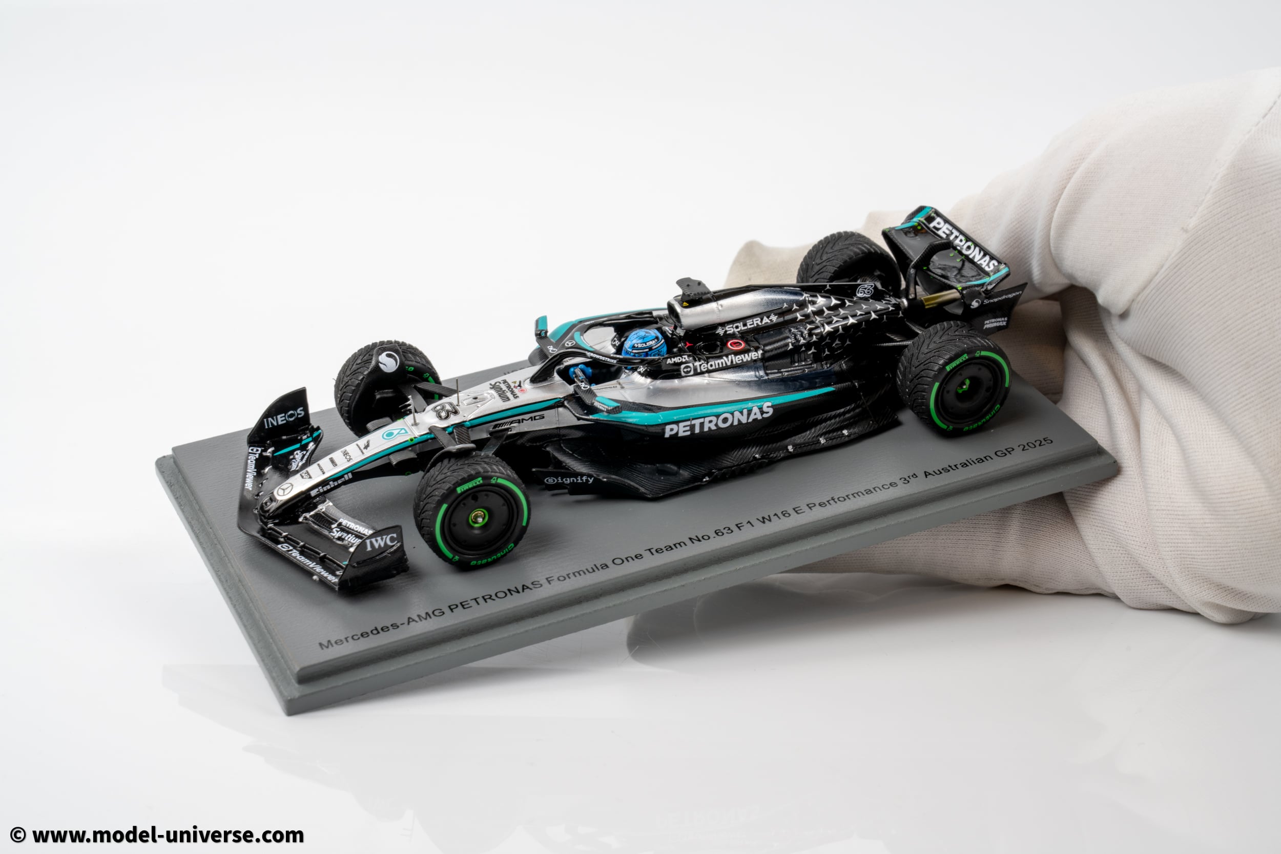 Spark - 1:43 Mercedes F1 W16E No.63 George Russell 3rd Australian