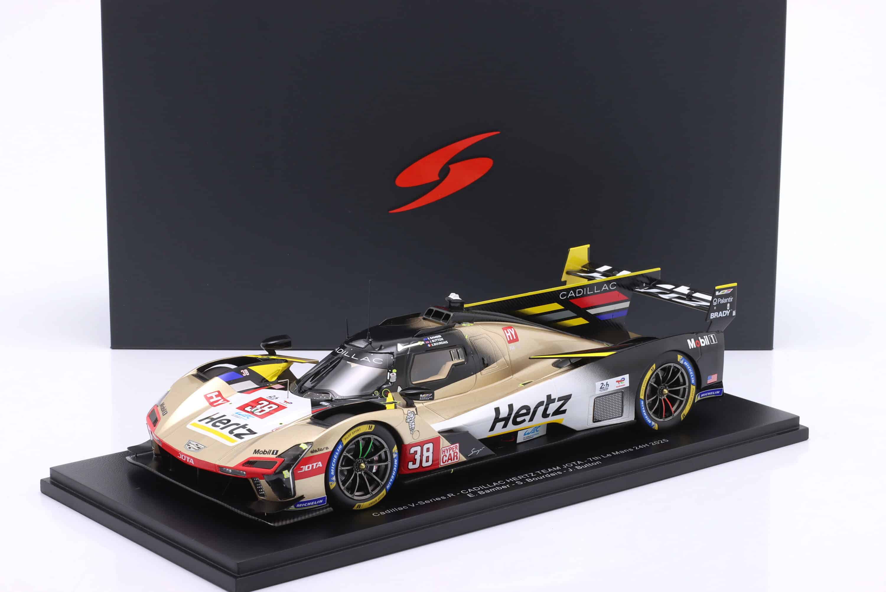 Spark 1:18 Cadillac V-Series.R No.38 Hertz Team Jota 2025 24h Le Mans (18S1062) Resin Model