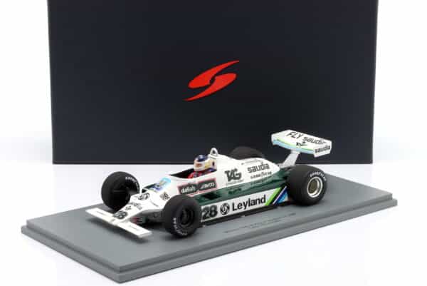Spark 1:18 Williams FW07C #28 Winner Monaco GP 1980 Carlos Reutemann - Resin Model