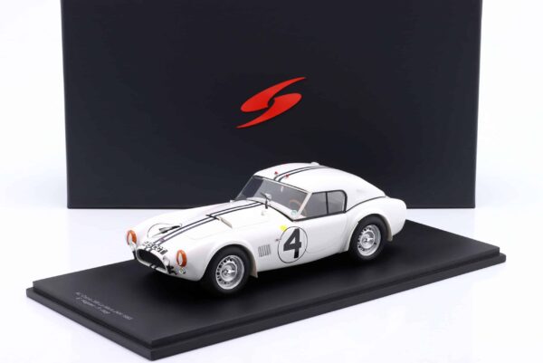 Spark 1:18 AC Cobra 289 Hard-Top #4 24h Le Mans 1963 E.Hugus, P.Jopp - Resin Model
