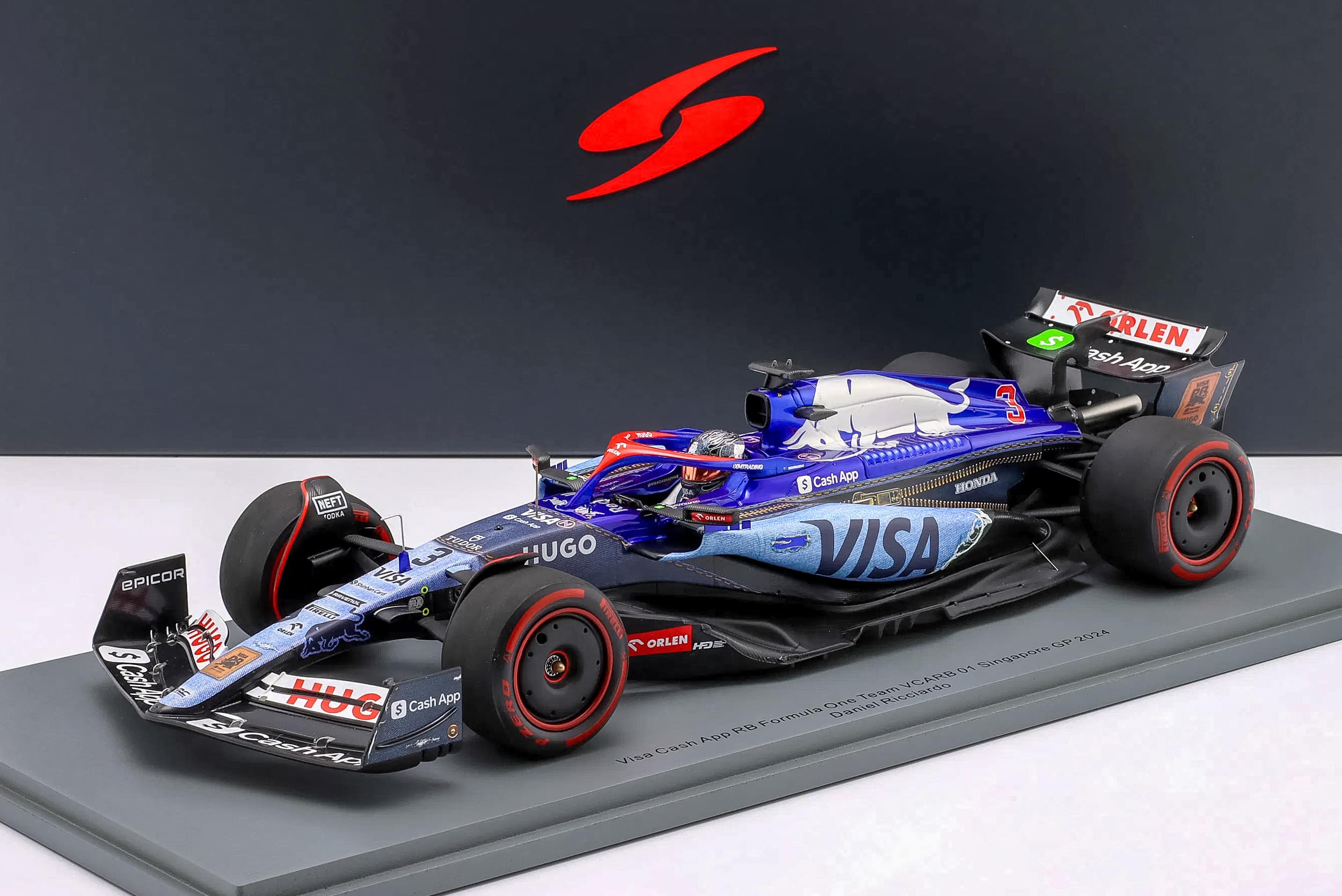 Spark - 1:18 Racing Bulls VCARB01 No.3 Daniel Ricciardo 