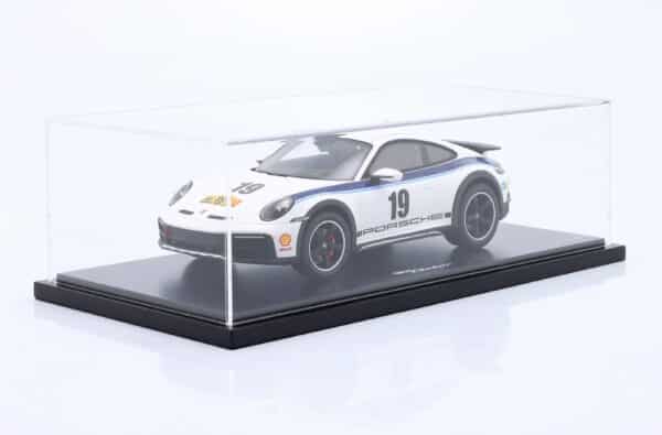 Spark - 1:18 Porsche 911 (992) Dakar Rally 1974 Design No.19 White - Porsche Exclusive Limited Edition Resin Model