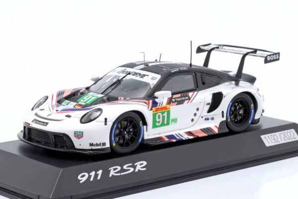 Spark - 1:43 Porsche 911 RSR-19 GT Team No.91 Goodbye Last Race WEC 8h Bahrain 2022 - G.Bruni, R.Lietz - Porsche Exclusive Limited Edition Resin Model