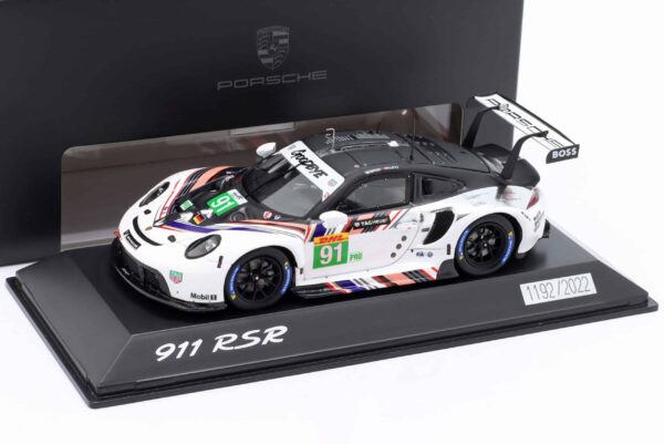 Spark - 1:43 Porsche 911 RSR-19 GT Team No.91 Goodbye Last Race WEC 8h Bahrain 2022 - G.Bruni, R.Lietz - Porsche Exclusive Limited Edition Resin Model