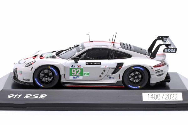 Spark - 1:43 Porsche 911 RSR-19 GT Team No.92 24h Le Mans 2022 M.Christensen, K.Estre, L.Vanthoor - Porsche Exclusive Limited Edition Resin Model 7 Spark - 1:43 Porsche 911 RSR-19 GT Team No.92 24h Le Mans 2022 M.Christensen, K.Estre, L.Vanthoor - Porsche Exclusive Limited Edition Resin Model