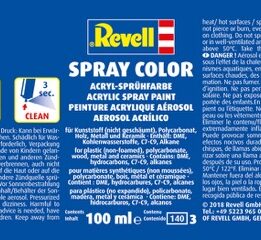 Revell Spray Paint Warning