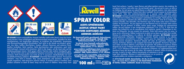 Revell Spray Paint Warning