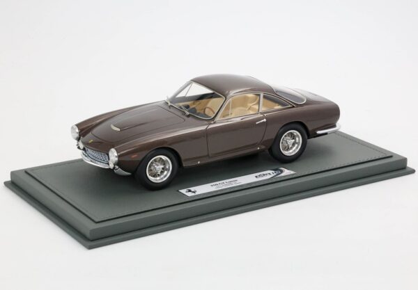 BBR 1:18 Ferrari 250 GT Lusso S/N 4891 GT Steve McQueen's Personal Car Brown - Limited Edition Resin Model by BBR Models