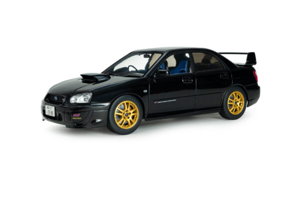 Solido – 1:18 Subaru Impreza WRX STI Java Black Pearl 2004 (S1812305) Diecast Model