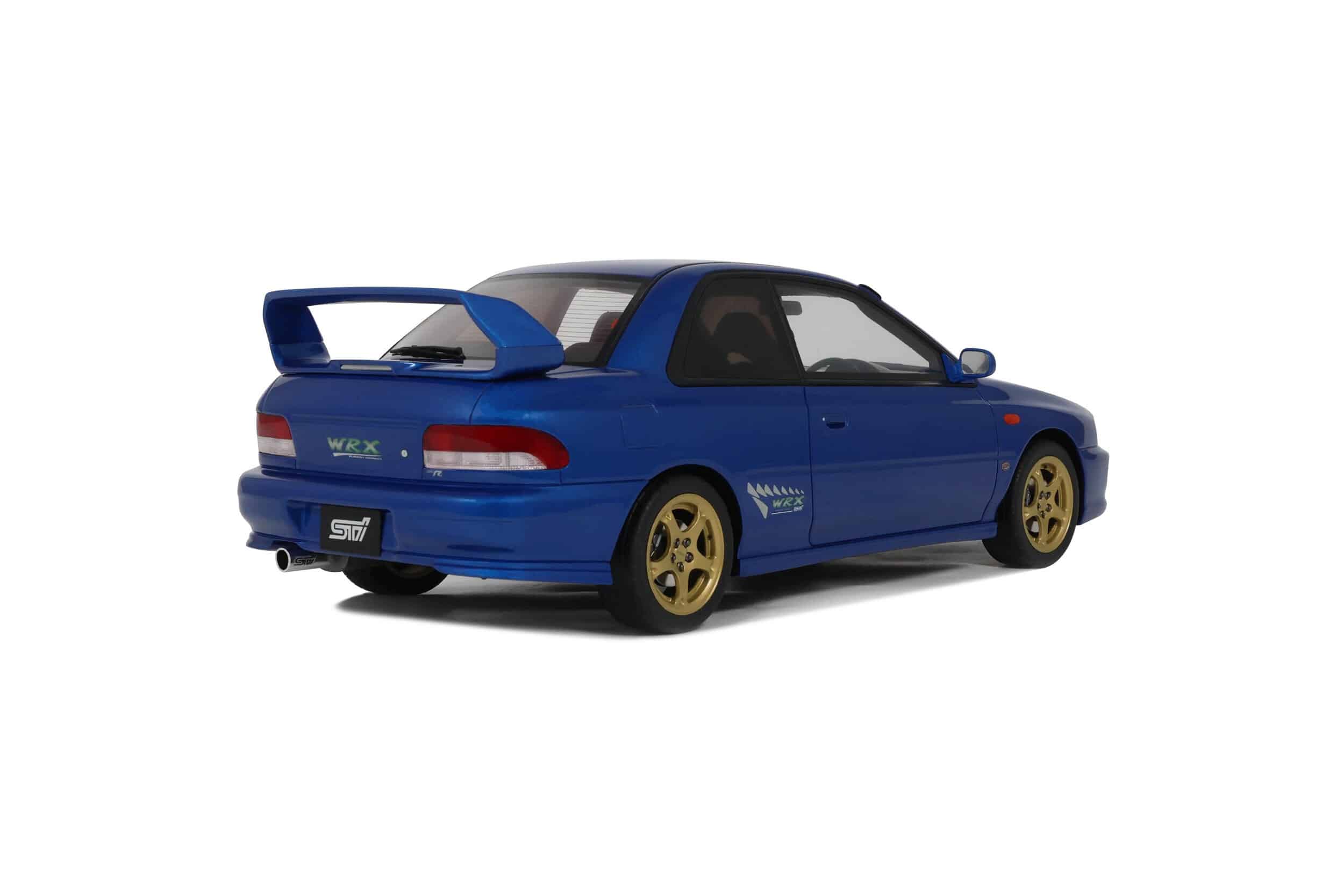 Otto Mobile 1:18 Subaru Impreza WRX Type R STI Ver.V Limited Sonic Blue 1999 (OT1249) Limited Edition Resin Model 2 Otto Mobile 1:18 Subaru Impreza WRX Type R STI Ver.V Limited Sonic Blue 1999 (OT1249) Limited Edition Resin Model - Image 2