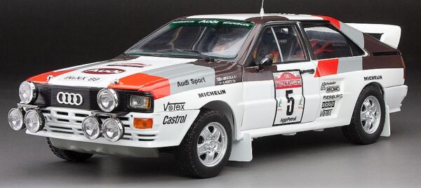 Sun Star 1:18 Audi Quattro A2 #5 H.Mikkola, A.Hertz Rally San Remo 1983 (with Race for Glory parts)