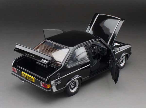1:18 Ford Escort Mk.II RS Mexico (RHD) Black - Diecast Model - Sun Star
