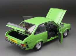 sun star 1:18 ford escort mk2 mexico signal green 1976 diecast model 4635R v3
