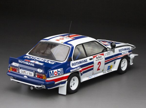 Sun Star - 1:18 Opel Ascona 400 Winner 1983 Safari Rally - Ari Vantanen, Terry Harryman - Limited Edition Diecast Model 15 Sun Star - 1:18 Opel Ascona 400 Winner 1983 Safari Rally - Ari Vantanen, Terry Harryman - Limited Edition Diecast Model