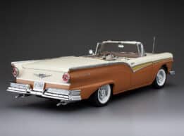 sun star ford fairlane 500 skylinder bronze colonial white 1957 diecast model 1349 image5