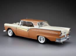 sun star ford fairlane 500 skylinder bronze colonial white 1957 diecast model 1349 image6