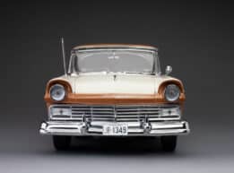 sun star ford fairlane 500 skylinder bronze colonial white 1957 diecast model 1349 image8