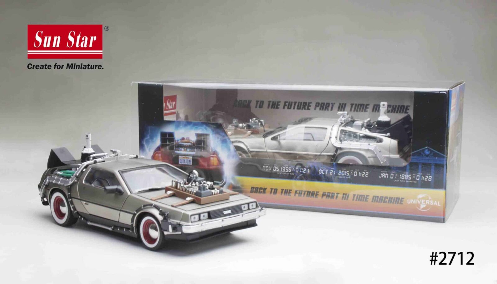 Sun Star 1:18 DeLorean 