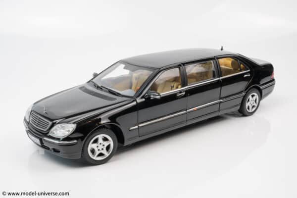 Sun Star - 1:18 Mercedes S600 (V220) Pullman Black (2000) - Diecast Model