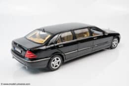 Sun Star - 1:18 Mercedes S600 (V220) Pullman Black (2000) - Diecast Model
