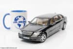 Sun Star - 1:18 Mercedes S600 (V220) Pullman Black (2000) - Diecast Model