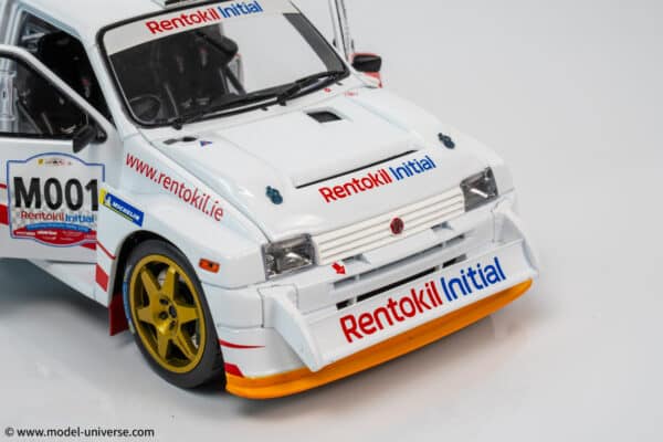 Sun Star - 1:18 MG Metro 6R4 No.M001 Chris Breen, Paul Nagle - Rentokil Initial Killarney Historic Rally 2018 - Limited Edition Diecast Model