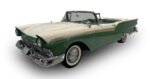 Sun Star - 1:18 Ford Fairlane 500 1957 Skyline Cumberland Green / Colonial White - Diecast Model