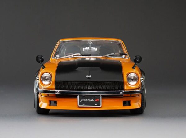 Sun Star 1:18 Datsun Fairlady Z (S30) RHD Orange Carbon Hood 1972 (3516R) Diecast Model 15 Sun Star 1:18 Datsun Fairlady Z (S30) RHD Orange Carbon Hood 1972 (3516R) Diecast Model