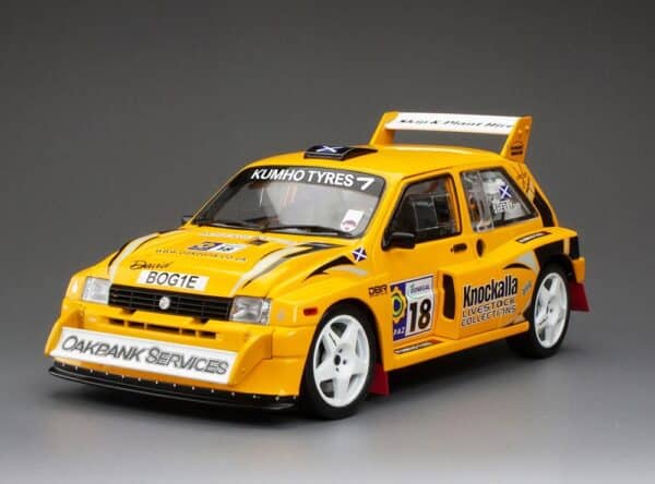 Sun Star - 1:18 MG Metro 6R4 No.18 Donegal International Rally 2010 David Bogie - Diecast Model
