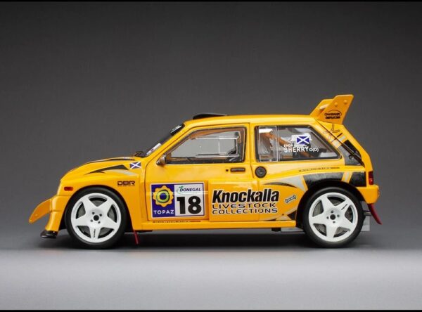 Sun Star - 1:18 MG Metro 6R4 No.18 Donegal International Rally 2010 David Bogie - Diecast Model 16 Sun Star - 1:18 MG Metro 6R4 No.18 Donegal International Rally 2010 David Bogie - Diecast Model