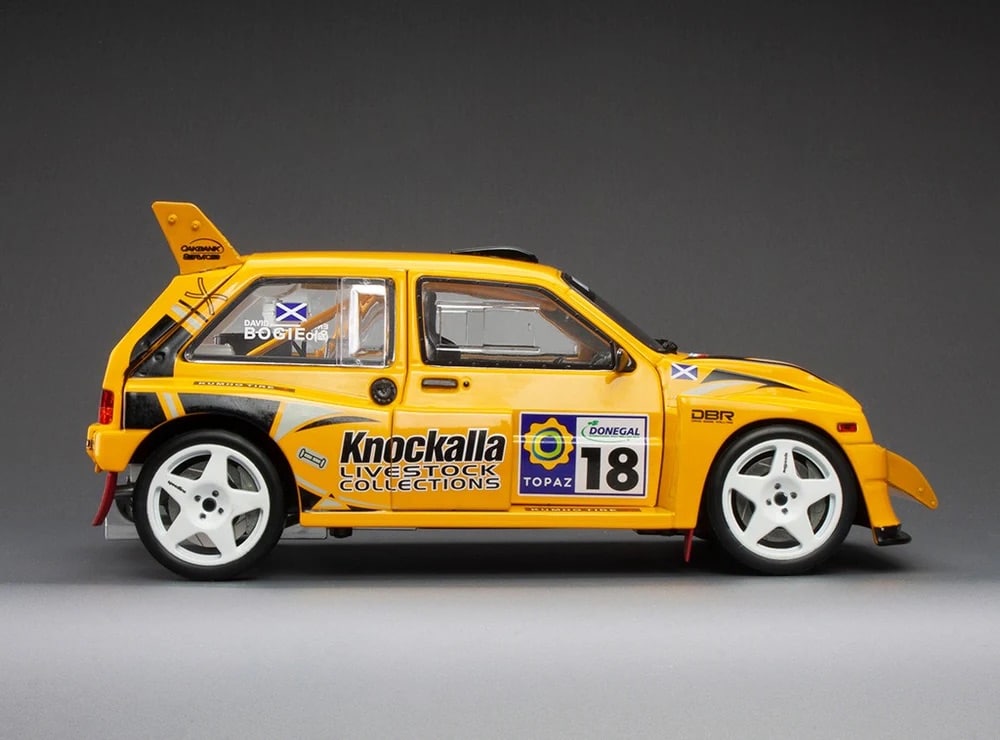 Sun Star - 1:18 MG Metro 6R4 No.18 Donegal International Rally 2010 David Bogie - Diecast Model 8 Sun Star - 1:18 MG Metro 6R4 No.18 Donegal International Rally 2010 David Bogie - Diecast Model