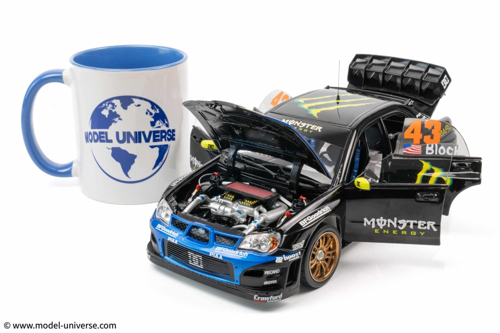 Sun Star 1/18 スバル インプレッサ WRC06 Sun Star - 1:18 Subaru Impreza WRC06 Ken Block Gymkhana 2008 Black