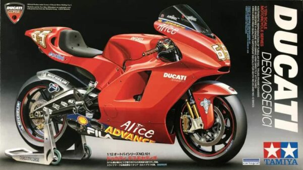 tamiya - 1:12 ducati desmosedici model kit (14101)