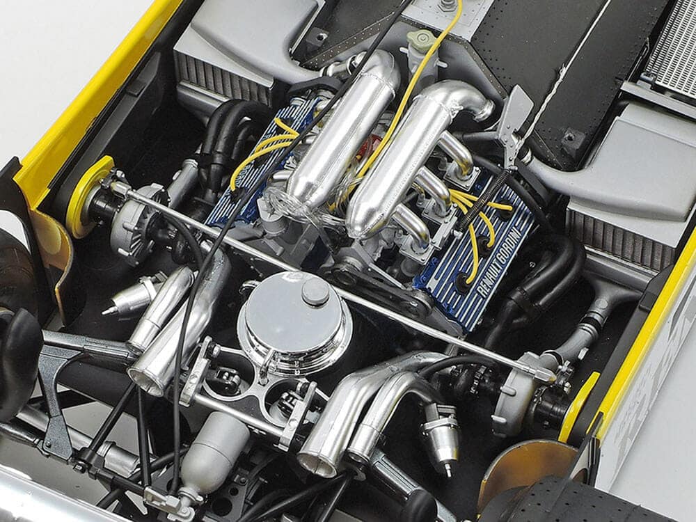tamiya - 1:12 renault re-20 turbo w/pe parts model kit (12033)