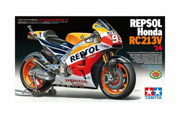 tamiya - 1:12 repsol honda rc213v'14 model kit (14130)