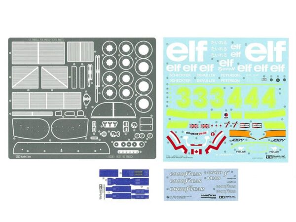 tamiya - 1:12 tyrrell p34 six wheeler model kit (12036)