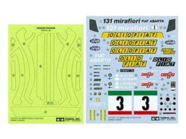 tamiya - 1:20 131 fiat abarth rally olio model kit (20069)