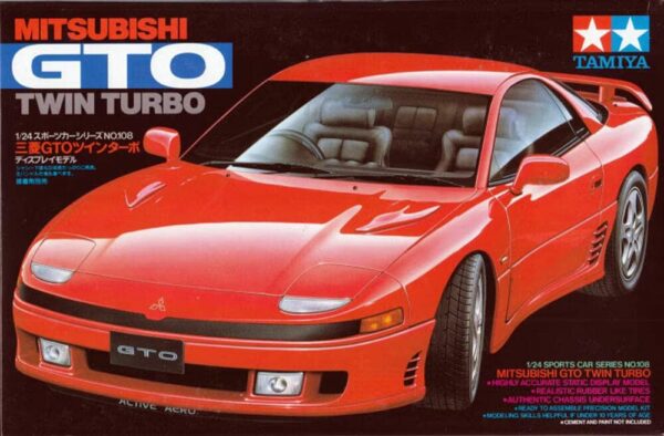 tamiya - 1:24 mitsubishi gto twin turbo (24108)