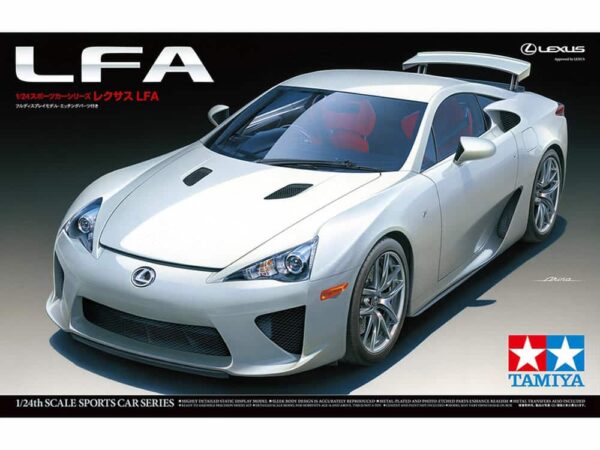 tamiya - 1:24 lexus lfa model kit (24319)