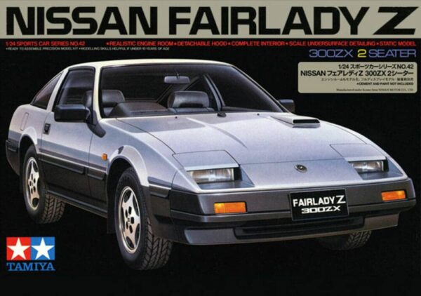 tamiya - 1:24 nissan 300zx 2 seater kit model kit (24042)