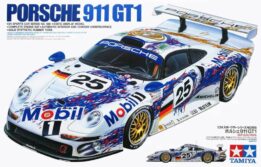 tamiya - 1:24 porsche 911 gt1 model kit (24186)